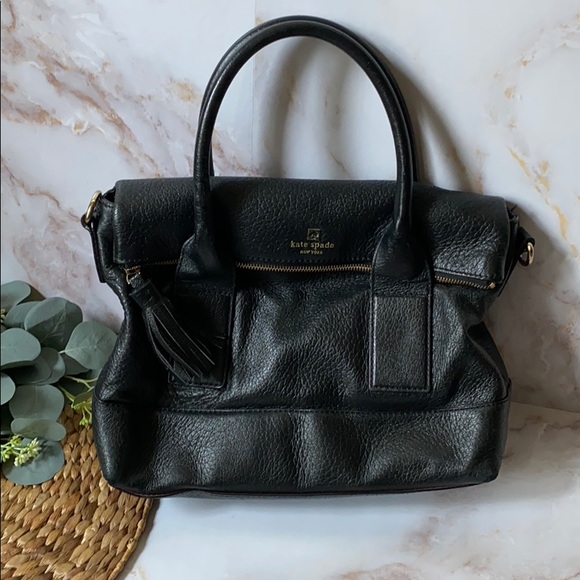 kate spade Handbags - Kate Spade ♠️ Black pebble leather satchel